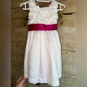 Carters White & Pink Dress - 18 Month